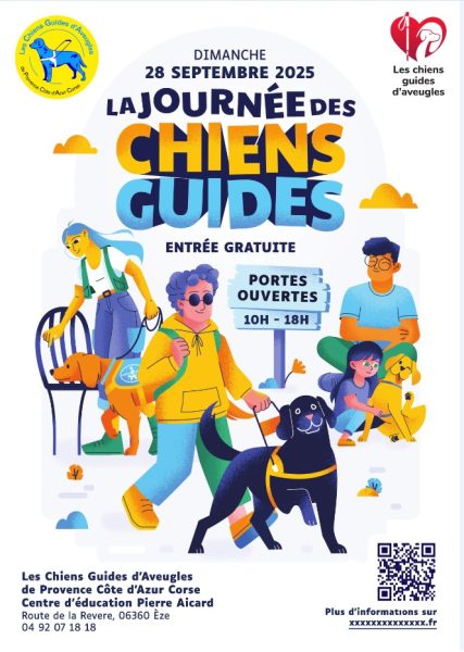 Journée portes ouvertes aux Chiens Guides d’Aveugles PACA et Corse à Èze