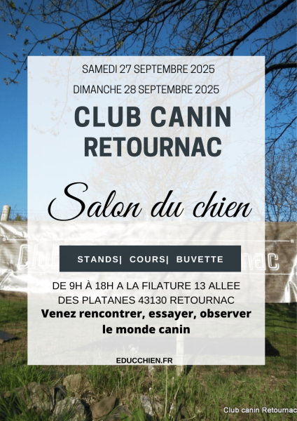 Salon du chien à Retournac