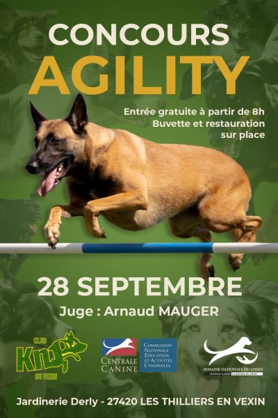 Concours d’agility tous grades à Authevernes