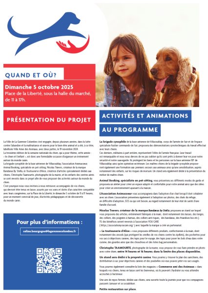 Journée du chien à la Garenne-Colombes
