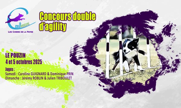 Concours d’agility à Pouzin