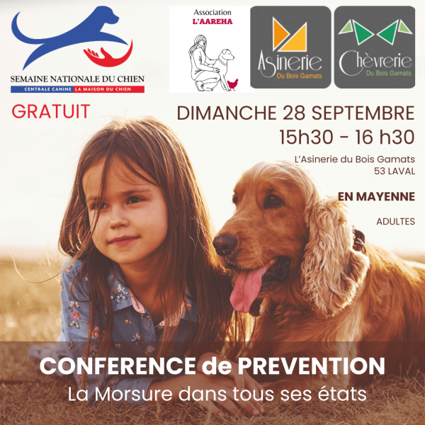 Conférence de sensibilisation au langage canin à Laval