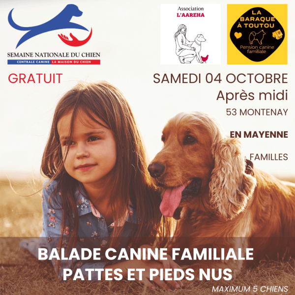 Balade canine et familiale à Montenay