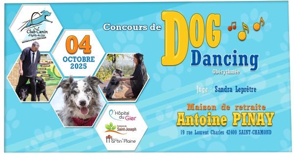 Concours de dog dancing à Saint-Chamond