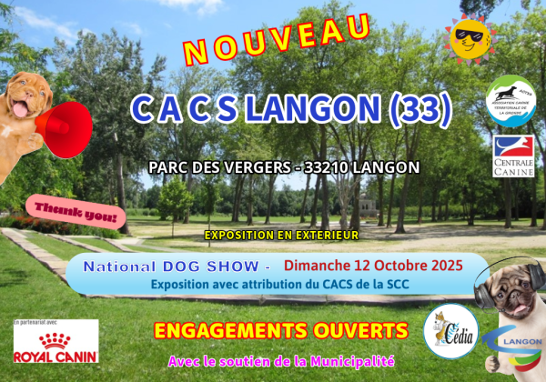 Exposition canine nationale à Langon