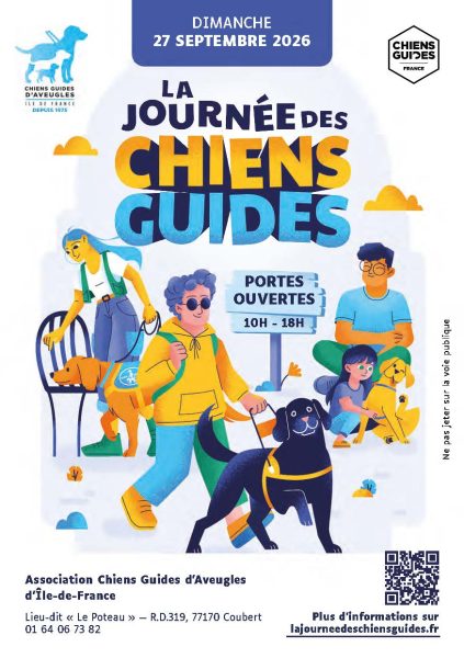 Journée des chiens guides d’aveugles à Coubert