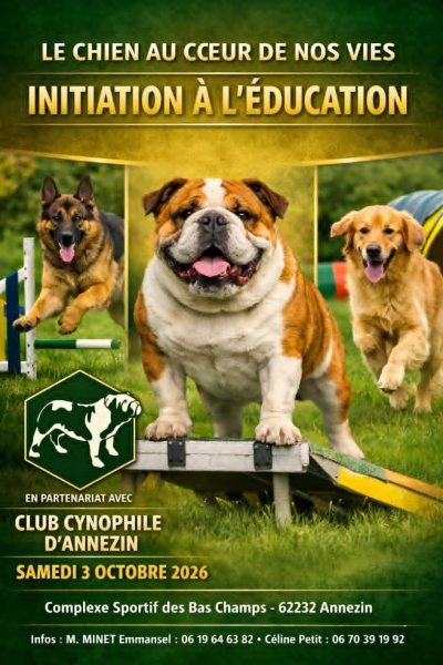 Initiation à l&rsquo;éducation canine à Annezin