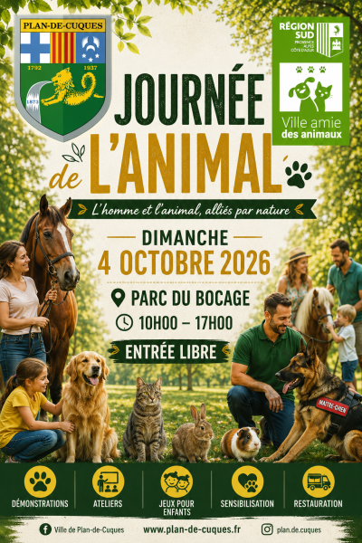 Journée de l&rsquo;animal à Plan-de-Cuques