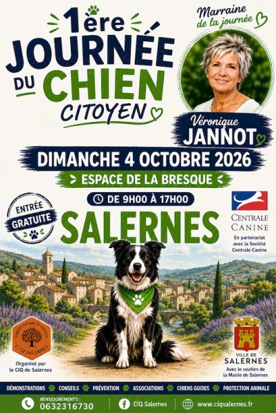 Journée du chien citoyen à Salernes