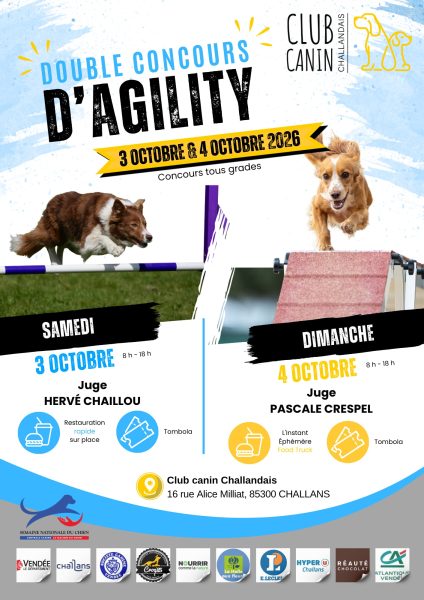 Concours national d’agility à Challans
