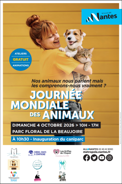Journée mondiale des animaux à Nantes