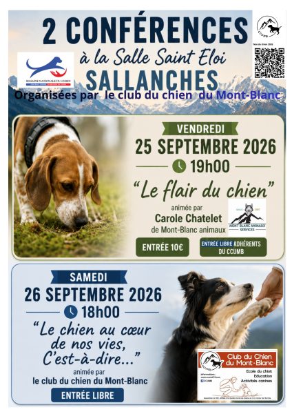 Conférences canines à Sallanches