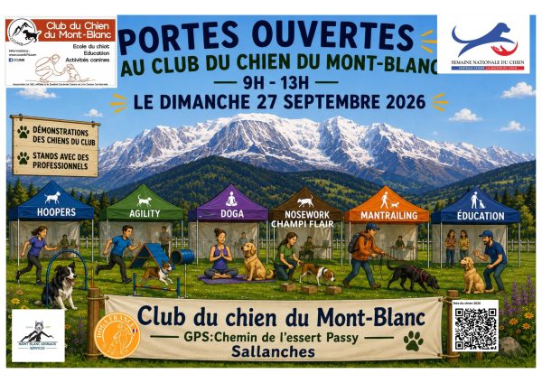Portes ouvertes au club canin de Sallanches