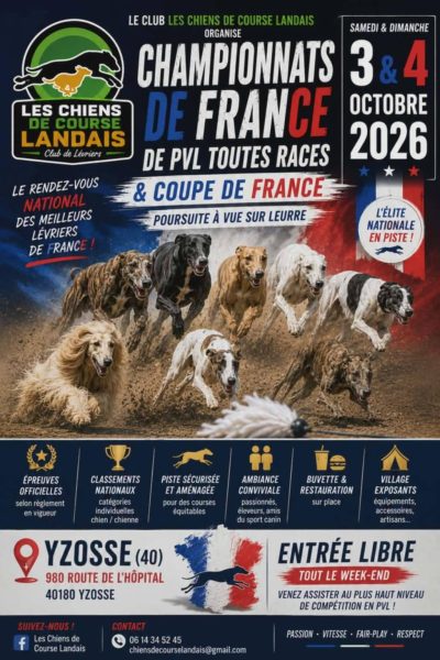 Championnat de France de poursuite à vue sur leurre à Yzosse