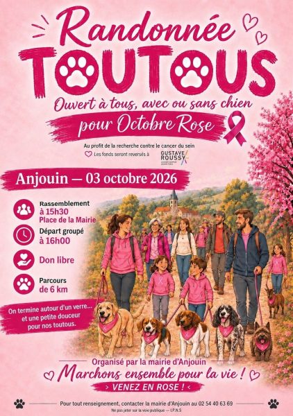 Randonnée canine à Anjouin