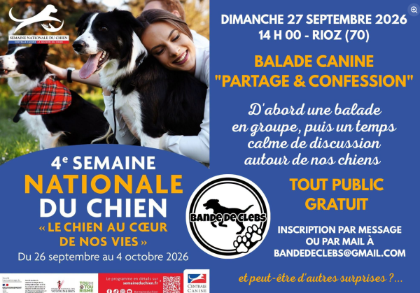 Balade canine à Rioz